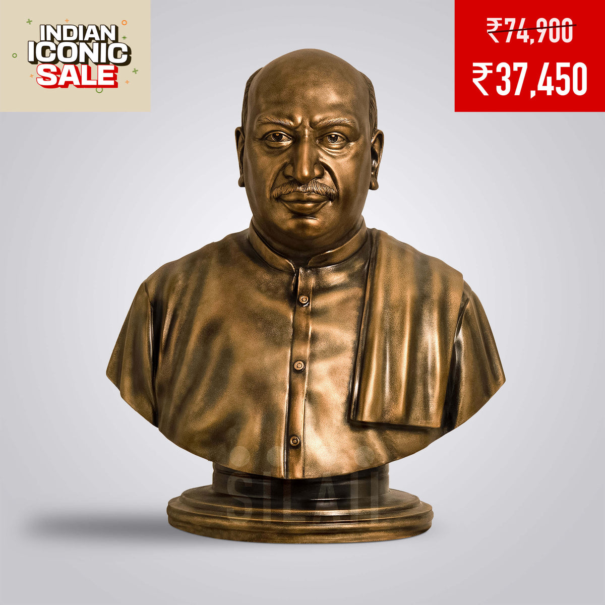 Larger than Life Size Sculpture Of Perunthalaivar Kamaraj - Buy Now ...