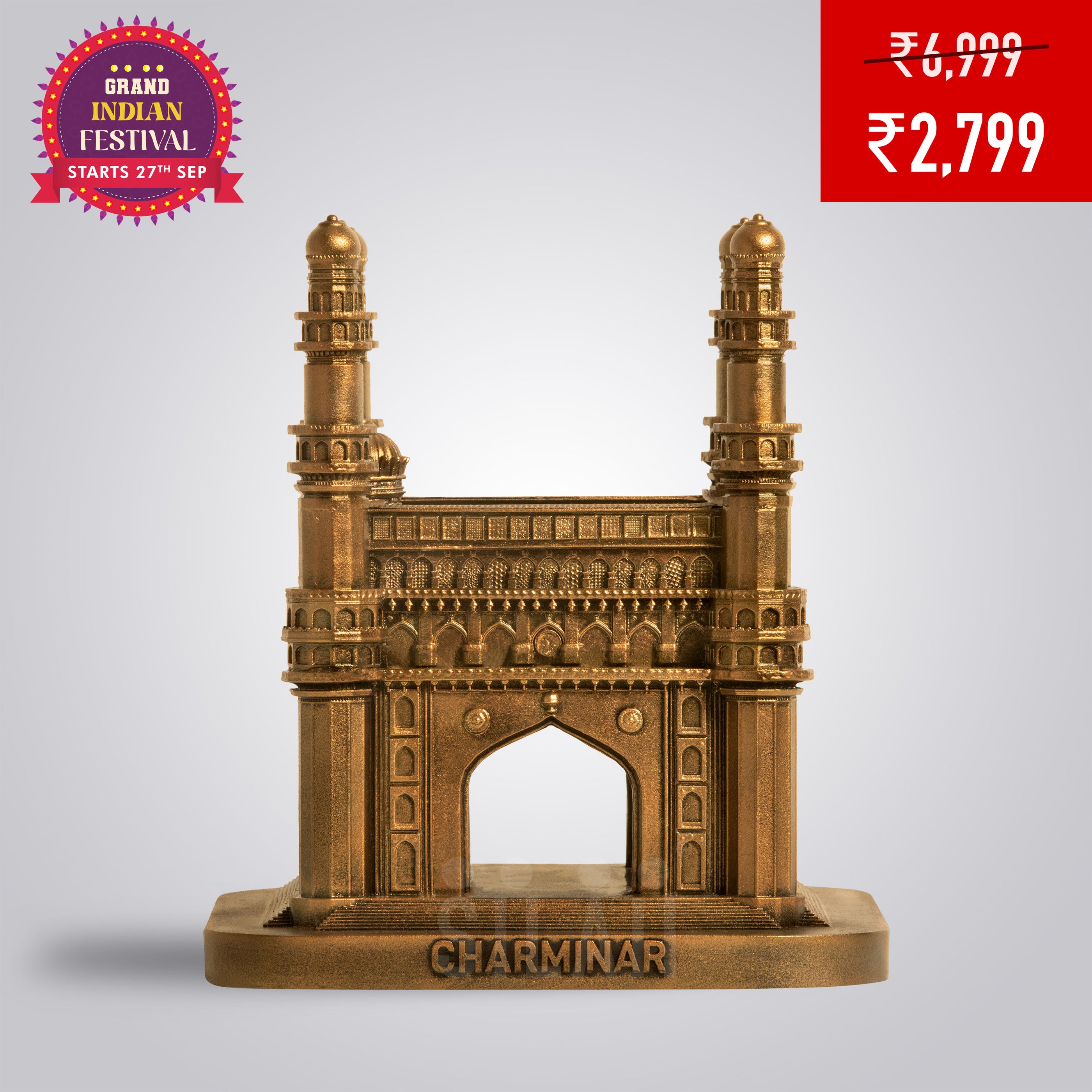 Charminar Monumental Sculpture - A Symbol of Hyderabad