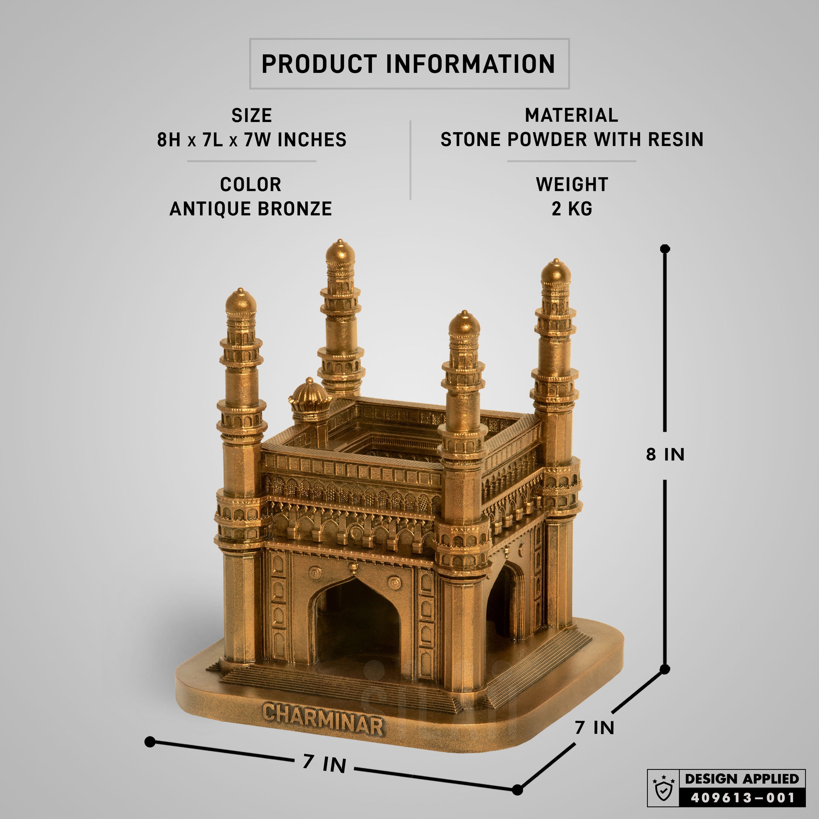 Charminar Monumental Sculpture - A Symbol of Hyderabad