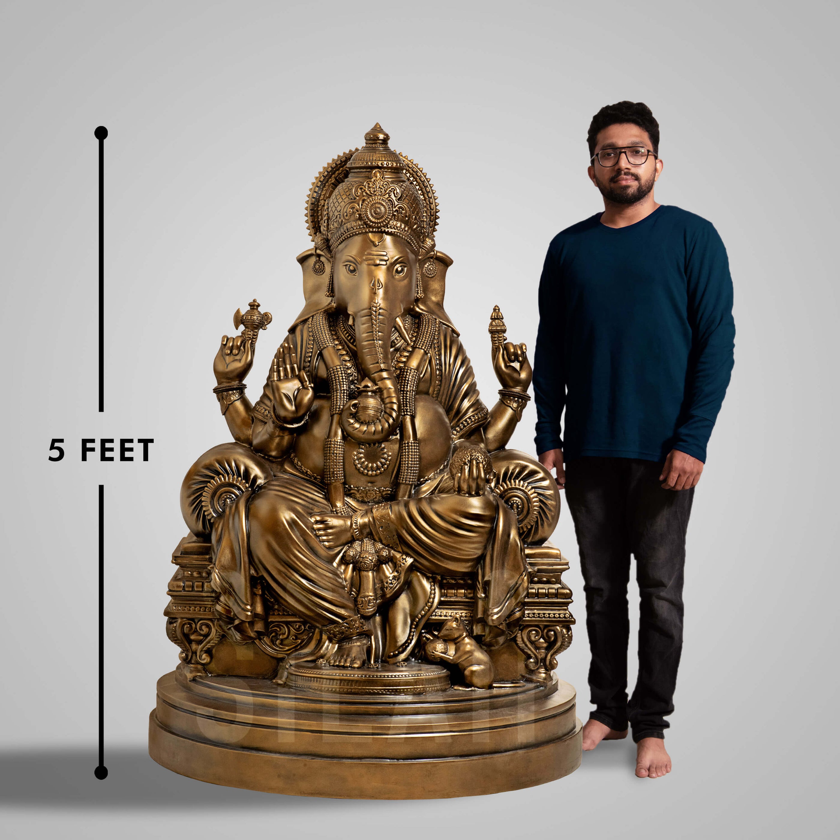 Lord Ganesha Life Size Sculpture