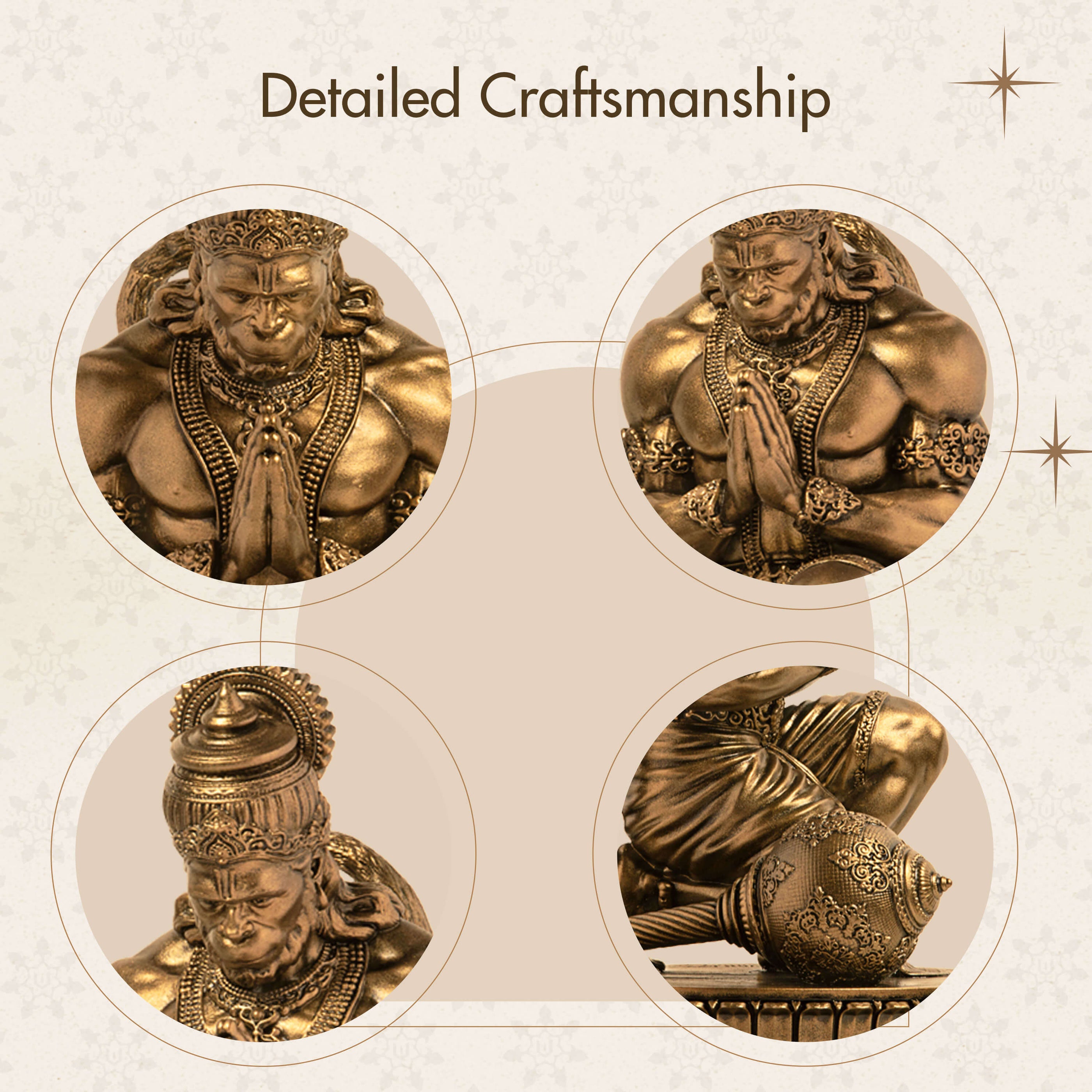 Lord Hanuman - Blessed Divine Sculpture