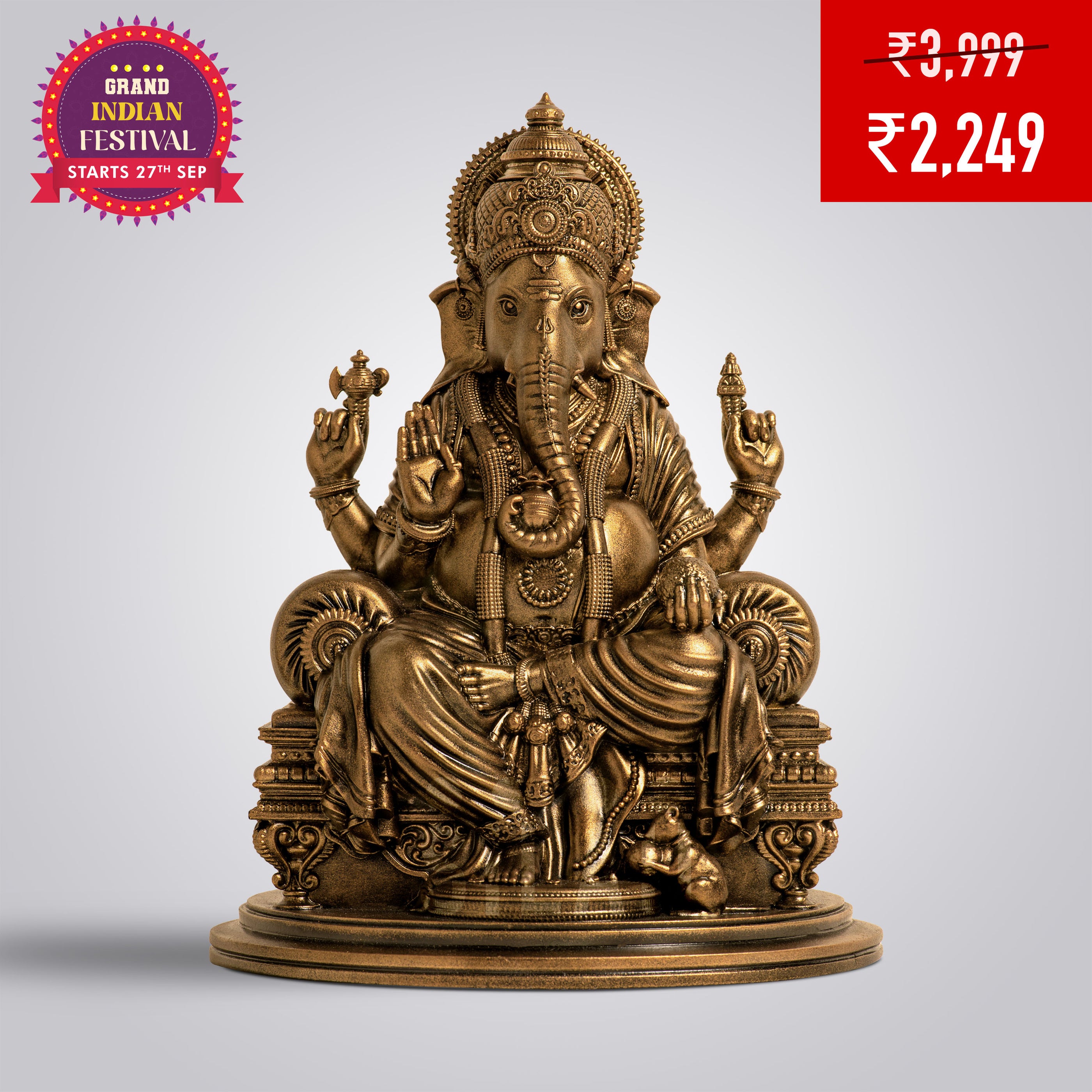 Lord Ganesha - Divine Sculpture