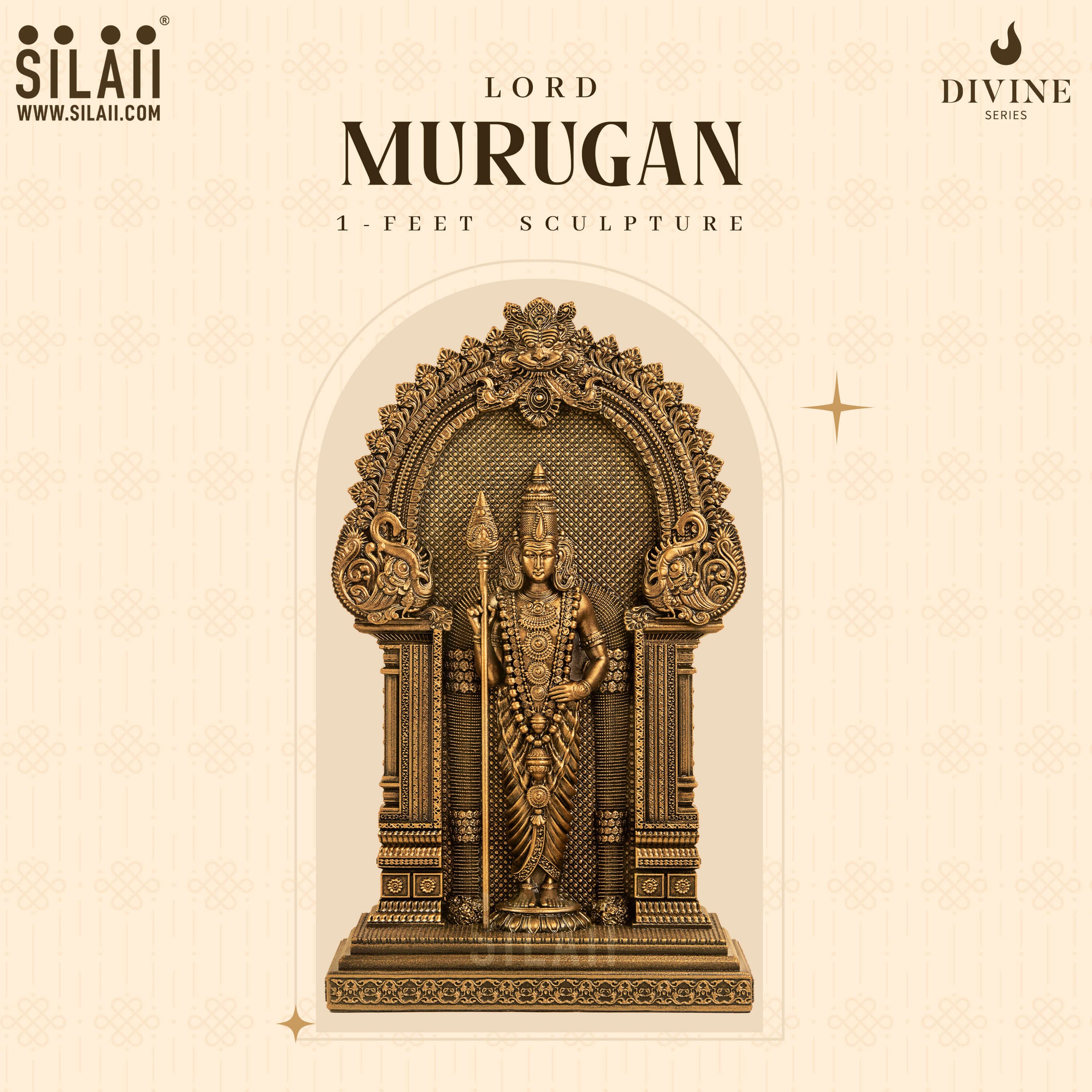 Lord Murugan Sculpture