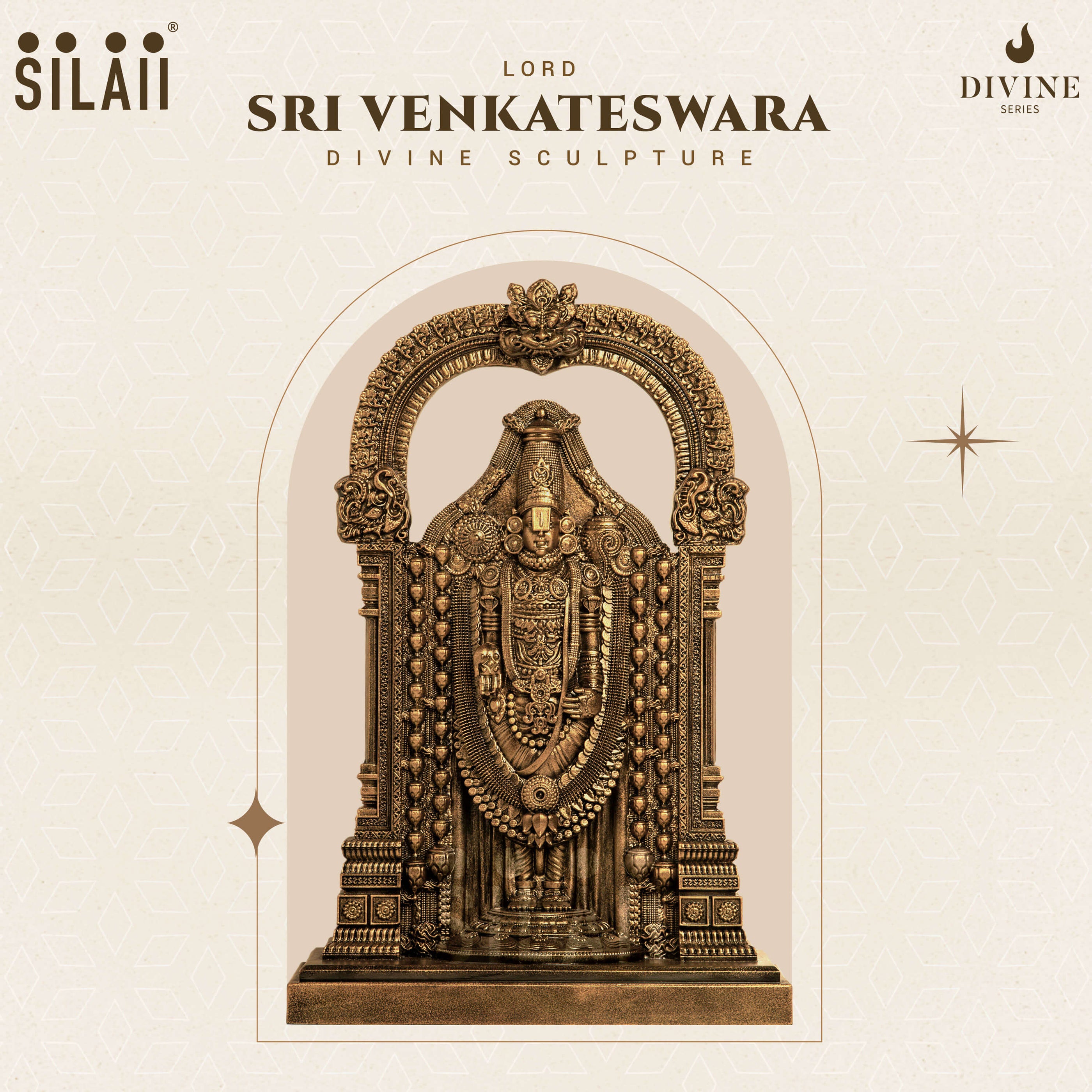 Lord Sri Venkateswara Divine Sculpture